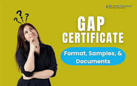 GAP CERTIFICATE | HelpyDost